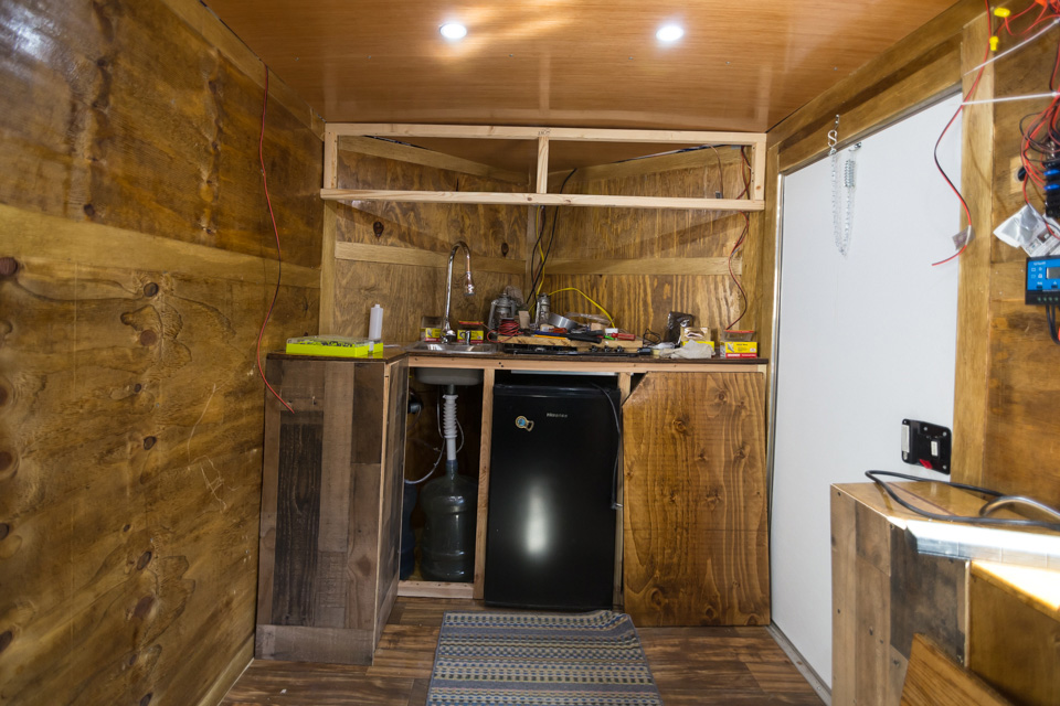cargo trailer kitchen conversion